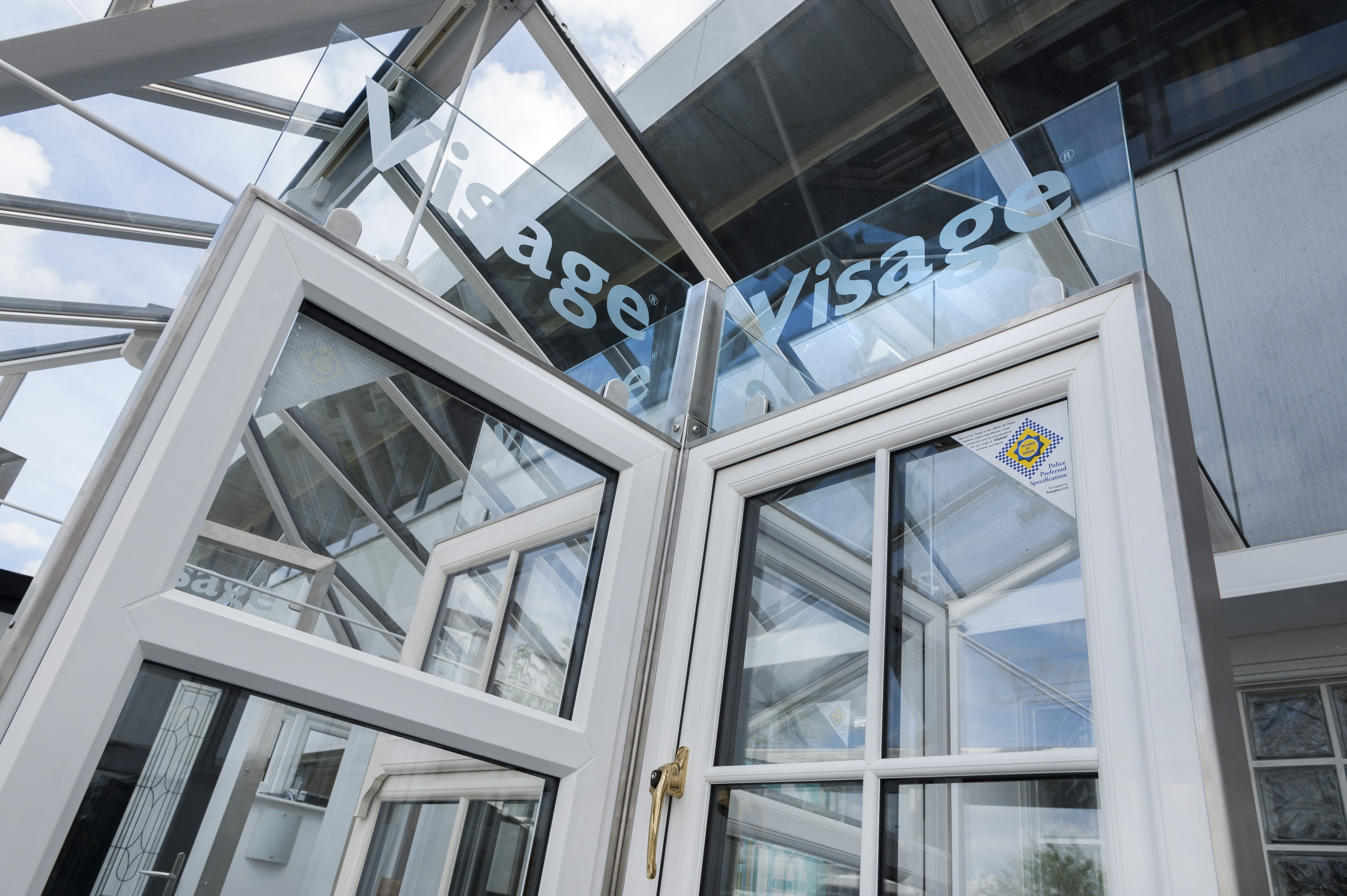 white casement window in Visage showroom