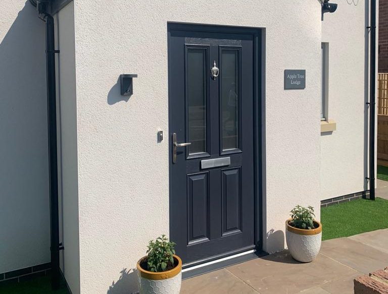 Beautiful Anthracite Grey Visage composite door